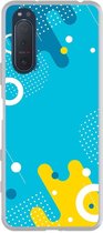 Smartphonebooster Telefoonhoesje - Back Cover - Geschikt Voor Sony Xperia 5 II - Blue En Blue
