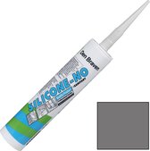Zwaluw Silicone NO Sanitairkit 310ml Cementgrijs