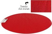 PVC mat 49x36 CM ROOD