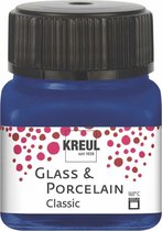 Glasverf - Porseleinverf - Koningsblauw - Classic - Glazuur look - Kreul - 20 ml