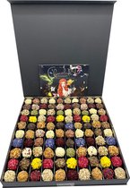 ChocolaDNA - Aller grootste luxe en handgemaakte chocolade truffels in mooie geschenkdoos met chocolade truffels en bonbons - origineel cadeautje - chocolade cadeau - chocoladegesc