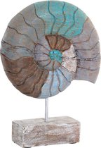 Decoratieve figuren DKD Home Decor Metaal Mangohout (25.5 x 7.5 x 35 cm)