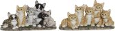 Decoratieve figuren DKD Home Decor Hars (2 pcs) (32.5 x 13 x 16.5 cm)