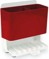 Multi-Functionele Organiser Confortime Wit Rood (18,3 x 11,9 x 19,9 cm)