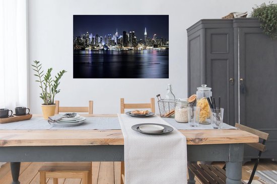 Affiche Reflected New York Skyline 120x80 cm - Tirage photo sur Poster
