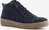 Hush Puppies suede dames sneakers - Blauw - Maat 43 - Echt leer - Uitneembare zool