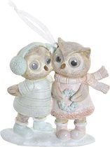 Decoratieve figuren DKD Home Decor Hars Uil (9 x 4.5 x 9 cm)