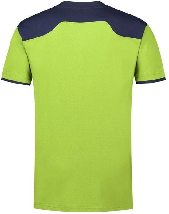 Santino Tiesto 2color T-shirt (190g/m2) - Zwart | Rood - XXL - Santino