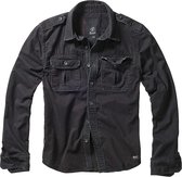 Herenshirt met Lange Mouwen Brandit Vintage Zwart (Maat M) (Gerececonditioneerd A+)
