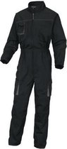 Delta Plus Mach II werkoverall - Polyester/katoen - Zwart | Grijs - XL