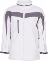 Planam softshell jas Plaline (2700) - Wit | Grijs - XS