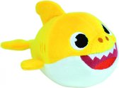 Jemini Knuffel Haai Junior 17 Cm Pluche Geel/wit