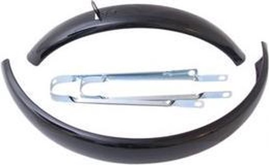 Hzb spatbordset 16 - 20 inch kunststof zwart van Hazebike — afbeelding 3