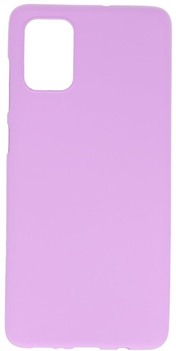 Hoesje Geschikt voor de Samsung Galaxy A71 - Backcover Color Telefoonhoesje - Paars