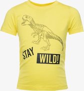 TwoDay jongens T-shirt met T-rex print - Geel - Maat 92