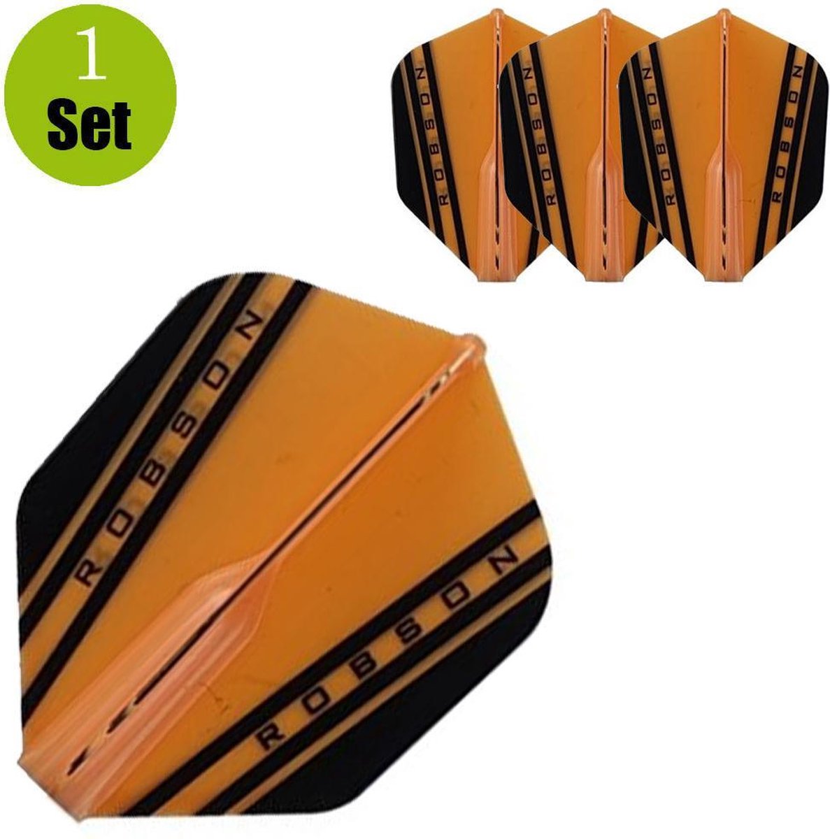 Bull's Robson Plus Flight Std.6 V - Orange - Dart Flights