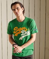 Superdry Heren tshirt Source T-shirt met Vintage-logo