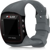 kwmobile horlogeband voor Polar M400 / M430 - Siliconen armband voor fitnesstracker in antraciet