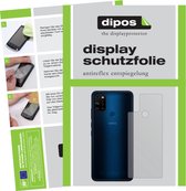 dipos I 2x Beschermfolie mat compatibel met Wiko View5 Plus Achterkant Folie screen-protector (expres kleiner dan het glas omdat het gebogen is)