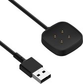 Câble de charge YONO Fitbit Versa 3 / Sense - Chargeur USB - Zwart