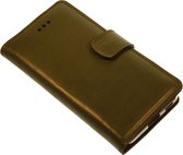 Made-NL Handgemaakte Samsung Galaxy A32 5G book case bruin soepel leer hoesje