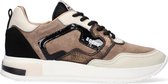 Giga G3836 Lage sneakers - Leren Sneaker - Meisjes - Taupe - Maat 37