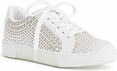 Marco Tozzi Dames Sneaker 2-2-23789-36 100 wit F-breedte Maat: 39 EU