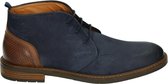 Van Lier 2158211 - Volwassenen Heren sneakersVrije tijd half-hoog - Kleur: Blauw - Maat: 43