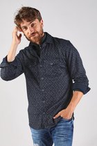 Gabbiano Overhemd Overhemd Van Jacquard Kwaliteit 331783 Olive Mannen Maat - M