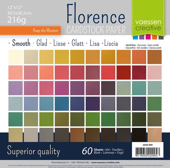 Vaessen Creative Cardstock Papier Kraftkleur Bruin 200 g - Glad Knutselpapier 30,5 x 30,5 cm - 50 Vellen - Gekleurd Papier voor Scrapbooking, Journaling, Kaarten Maken en Andere Papercrafts Vaessen Creative Cardstock Papier Kraftkleur Bruin 200 g - Glad Knutselpapier 30,5 x 30,5 cm - 50 Vellen - Gekleurd Papier voor Scrapbooking, Journaling, Kaarten Maken en Andere Papercrafts