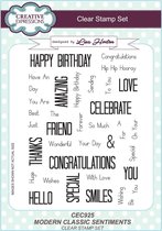 Creative Expressions Clear stamp - Creatieve randen - A5 - Set 8 stempels