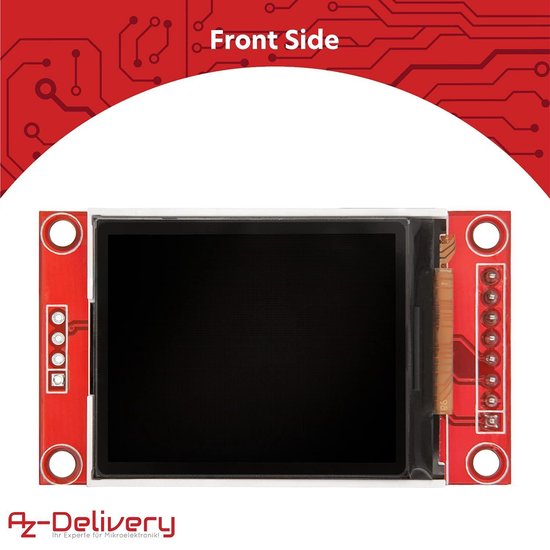 AZDelivery SPI TFT Display 1.8 inch 128 x 160 pixels ST7735 compatibel met  Arduino en | bol.com