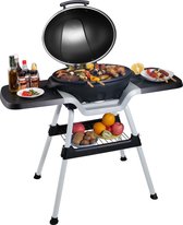 ML-Design elektrische grill 2400W, Ø 46,5x33,8 cm, met deksel en onderstel