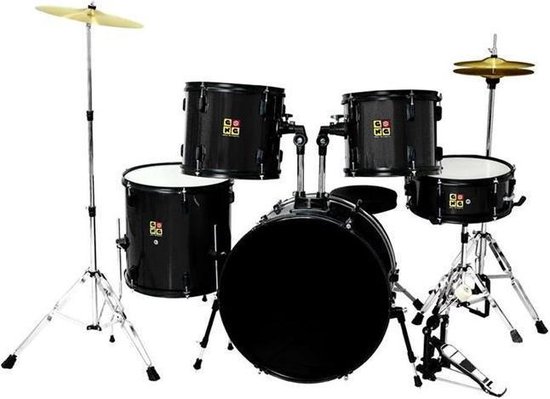 GNG BATT2BL 5-drum akoestische drum Zwart | bol.com
