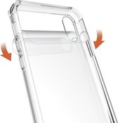 Let op type!! For   iPhone X / XS   Transparent Shockproof TPU Protective Back Cover Case (Transparent)