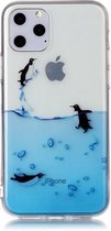 GadgetBay Pinguin hoesje TPU case iPhone 11 Pro - Transparant