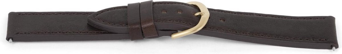 Horlogeband H406Z Bruin H79 Leder 22x20mm