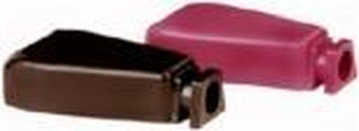 Blue Sea Systems Rechte Terminal Kabeldop 2 Eenheden Rood,Zwart 19-40 mm