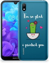 Huawei Y5 (2019) Telefoonhoesje met Naam Cactus Glad
