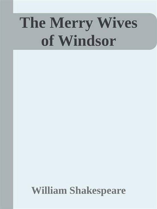 The Merry Wives of Windsor - cover