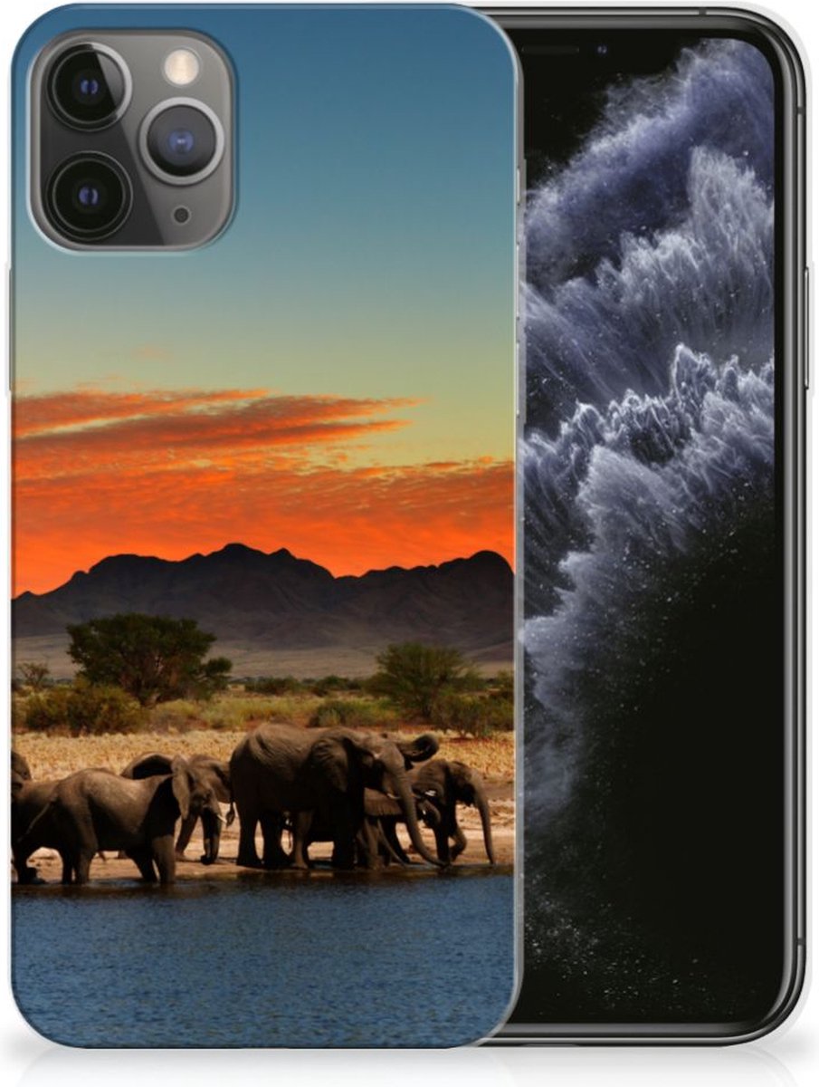 Apple iPhone 11 Pro TPU Hoesje Olifanten