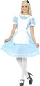 Smiffy's - Alice In Wonderland Kostuum - Wonderlijk Fraaie Alice - Vrouw - Blauw - Extra Small - Carnavalskleding - Verkleedkleding