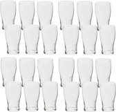 Voordelige bierglazen set van 300 ml 24 stuks - Bierglas/bierglazen