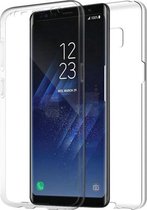 Samsung Galaxy S8 Plus Hoesje - Dubbelzijdig TPU Case 360 Graden Cover - 2 in 1 Case ( Voor en Achter) Transparant