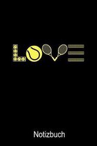 LOVE TENNIS Notizbuch