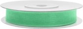 Chiffon ribbon lint mintgroen 6mm breed 25 meter lang