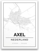 Poster/plattegrond AXEL - A4