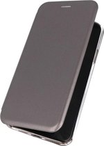 Slim Folio Case - Book Case Telefoonhoesje - Folio Flip Hoesje - Geschikt voor Samsung Galaxy Note 10 Plus - Grijs