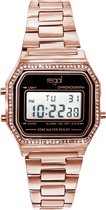 Regal digitaal horloge met een rosé band