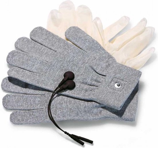 Mystim Magic Gloves - Vibrerende Handschoenen - Grijs | bol.com